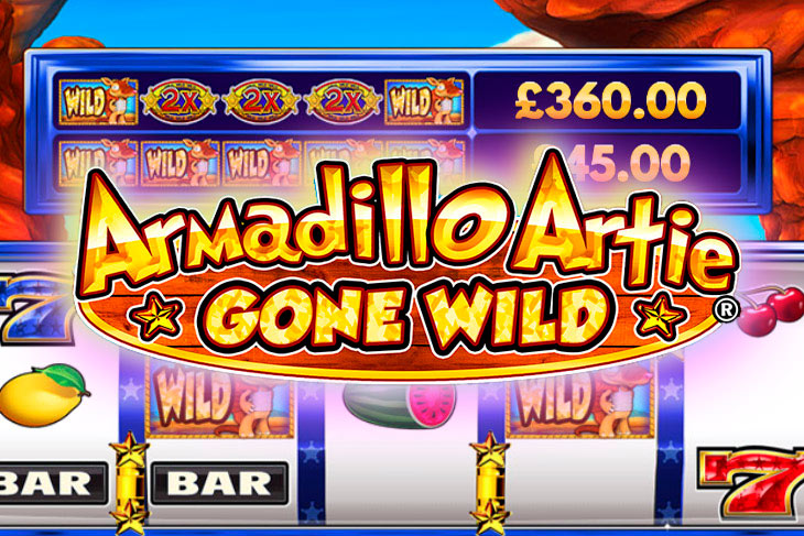 Armadillo Artie Gone Wild - DWG slot at Kyngs Casino Casino